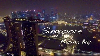 The Night of Singapore - Marina Bay drone video in 4K 新加坡濱海灣