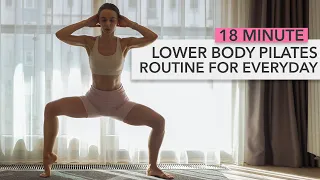 22MIN lower body pilates routine for everyday - lean legs and round booty