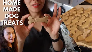 Easy Peanut Butter Banana Oat Dog Treat Recipe | From Scratch