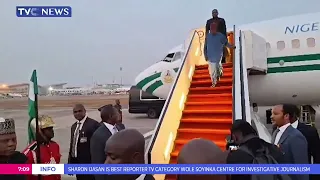 Pres. Tinubu Returns To Abuja After Two Days Visit To Qatar