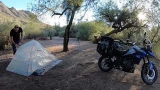 Testing Out New Gear - Solo Motorcycle Camp