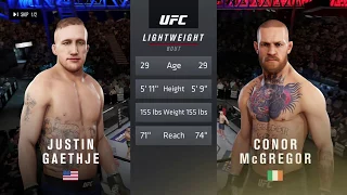 EA UFC 3: Ranked Online: Justin "The Highlight" Gaethje (me) vs Conor "Notorious" McGregor