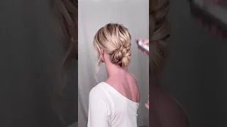 Wedding hairstyle tutorial - quick knot bun by Kasia Fortuna