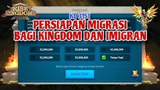 PERSIAPAN MIGRASI KVK 2 & KVK 3 BAGI KINGDOM DAN IMIGRAN