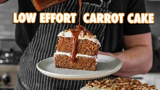 Low Effort Carrot Cake That Anyone Can Make