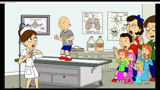 Classic Caillou Misbehaves at the flu shots and Gets Grounded