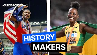 Full Access: The Night Noah Lyles And Shericka Jackson Made History In Budapest | Eurosport