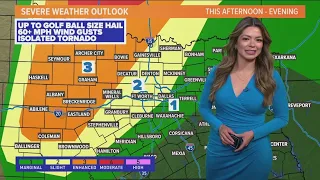 DFW Weather: Severe weather risks, temperature forecast