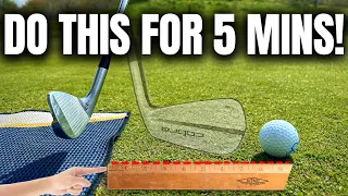 5 Minutes Of This Drill GETS YOU Effortless Ball Striking (Do It Before You Play!!)