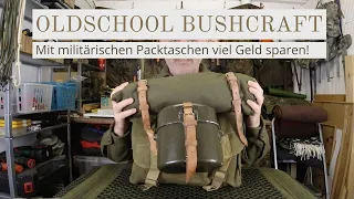 Oldschool Bushcraft - Militärische DayPack Taschen