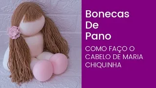 Idéias Como fazer o cabelo da Boneca de pano  ( Maria Chiquinha) #diy  #boneca #passoapasso