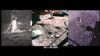 Apollo 11 Moonwalk Part 2 of 4