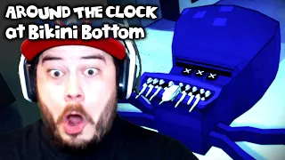 I BEAT UP THE PROWLER AND ESCAPED HIS NIGHTMARE!! | Around the Clock at Bikini Bottom (Part 5)