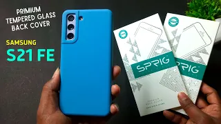 Sprig Silicone Premium Back Cover & Tempered Glass for Samsung Galaxy S21 FE 5G | Sprig Cover Review