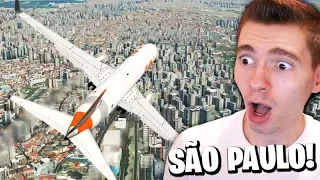 PILOTEI UM AVIÃO BRASILEIRO!!! (INCRÍVEL) - X Plane 11