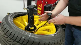 Mounting top bead on low profile, run flat tires