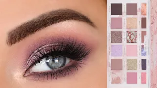 Huda Beauty Rose Quartz Palette | Cool Toned Eyeshadow Tutorial