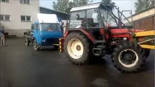 Zetor 7745 UKT vs. Liaz 330 a Avia