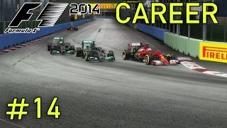 F1 2014 Career Mode Part 14: Singapore Grand Prix (50% Race)