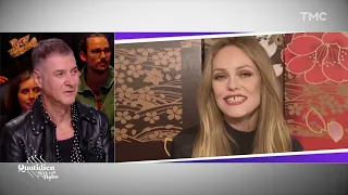 Quotidien spéciale Etienne Daho premiere partie du 12 mai 2023 sur TMC extrait avec Vanessa Paradis