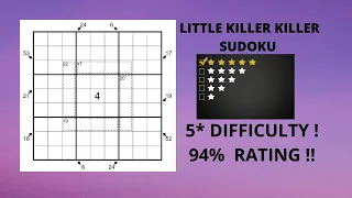 How to solve an ingenious Little Killer Killer sudoku ?