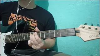 Can't Let You Go by Cueshé Guitar Bridge/Solo/Extro Cover