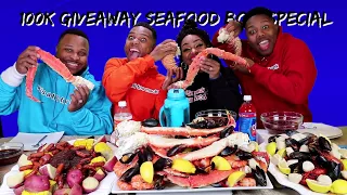 EPIC SEAFOOD BOIL 100K GIVEAWAY SPECIAL 25LBS OF SEAFOOD