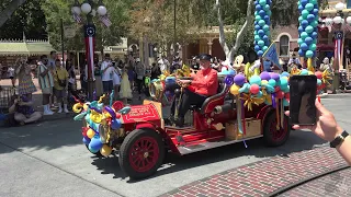 Disneyland 66th Anniversary Cavalcade Full Show from Main Street Town Square July 17, 2021 HD POV