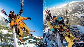 First Time PARAGLIDING & SKIING!  /// EFRT EP 89