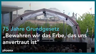 Rede von Bundespräsident Frank-Walter Steinmeier zum Festakt "75 Jahre Grundgesetz"