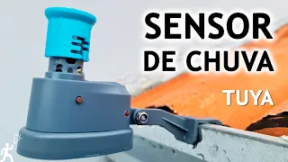 SENSOR DE CHUVA INTELIGENTE TUYA QUE SIMULA A UMIDADE DO SOLO