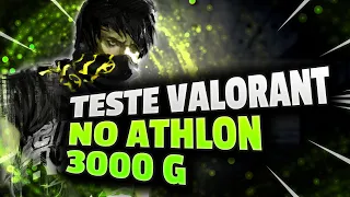 Teste do jogo Valorant no Athlon 3000g com vega3 integrada