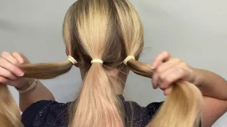 EASY UPDO FOR THICK HAIR - THICK HAIR HACKS