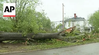 Hail storm sweeps through South Carolina, leaving damaged houses and cars