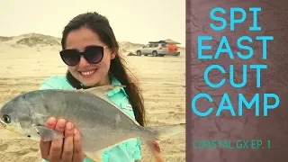 Beach camping at South Padre Island's "East Cut" Ep. 1