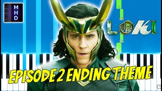 Loki - The Variant End Credits Episode 2 Theme - Piano Tutorial
