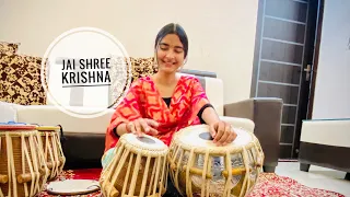 Hare Krishna Bhajan Tabla Cover By Mona Chopra | Vasuki Fusions