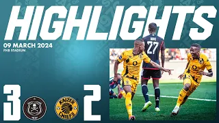 Highlights | Orlando Pirates vs. Kaizer Chiefs | 2023/24 DStv Premiership