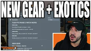 BREAKING NEWS: NEW GEAR & EXOTICS coming to The Division 2 in Season 3! Everything you need to know!
