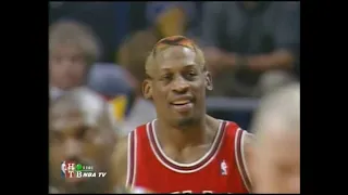 NBA. Play off game. May 25, 1998.  Indiana Pacers vs Chicago Bulls. Game 4.