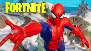 JE TESTE LE LANCE-TOILES DE SPIDER-MAN SUR FORTNITE