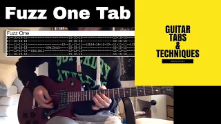 Fuzz One Guitar Lesson Tutorial with Tabs Fuzz