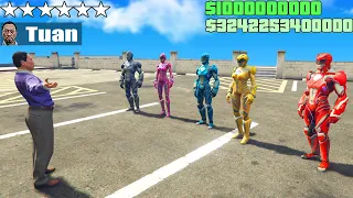 TUAN vs POWERRANGERS in GTA 5 RP