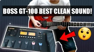 BOSS-GT100 BEST CLEAN SOUND