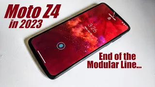 REVIEW Moto Z4 in 2023 - End of the Modular Smartphone Craze - Underrated Device?