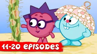 KikoRiki 2D | Full Episodes collection (Episodes 11-20) | Cartoons for Kids