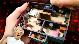 Making Granny&Grandpa NEW Miniature House from GRANNY Chapter 2 - 2nd Floor in Polymer Clay!