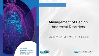 Management of Benign Anorectal Disorders | UCLA Digestive Diseases
