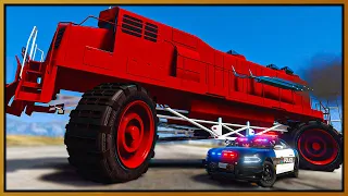 GTA 5 Roleplay - I BUILT THIS CAR TRAIN & COPS HATED IT | RedlineRP