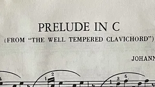 Prelude in C from Well Tempered Clavichord by Bach